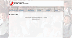 Desktop Screenshot of feyalegriagranizal.edu.co